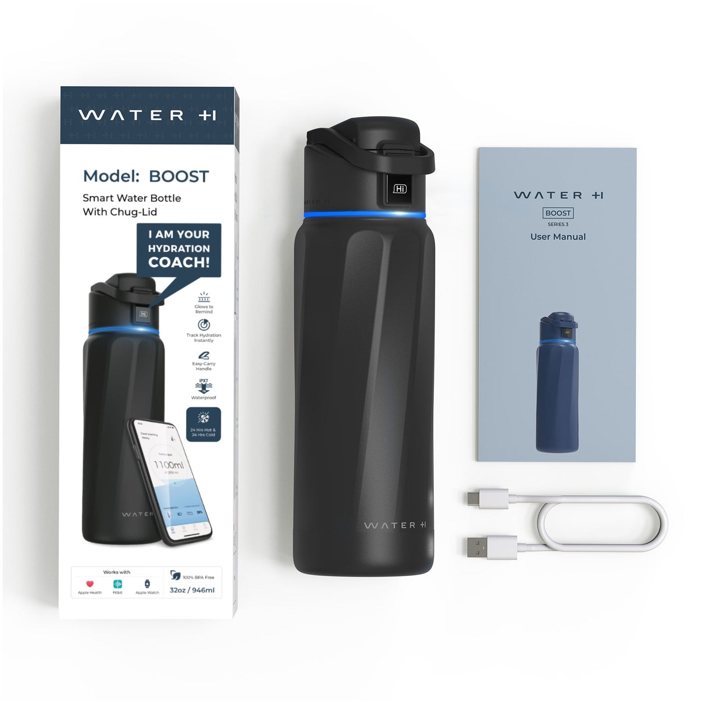 Boost Smart Tracking Water Bottle - 32 oz