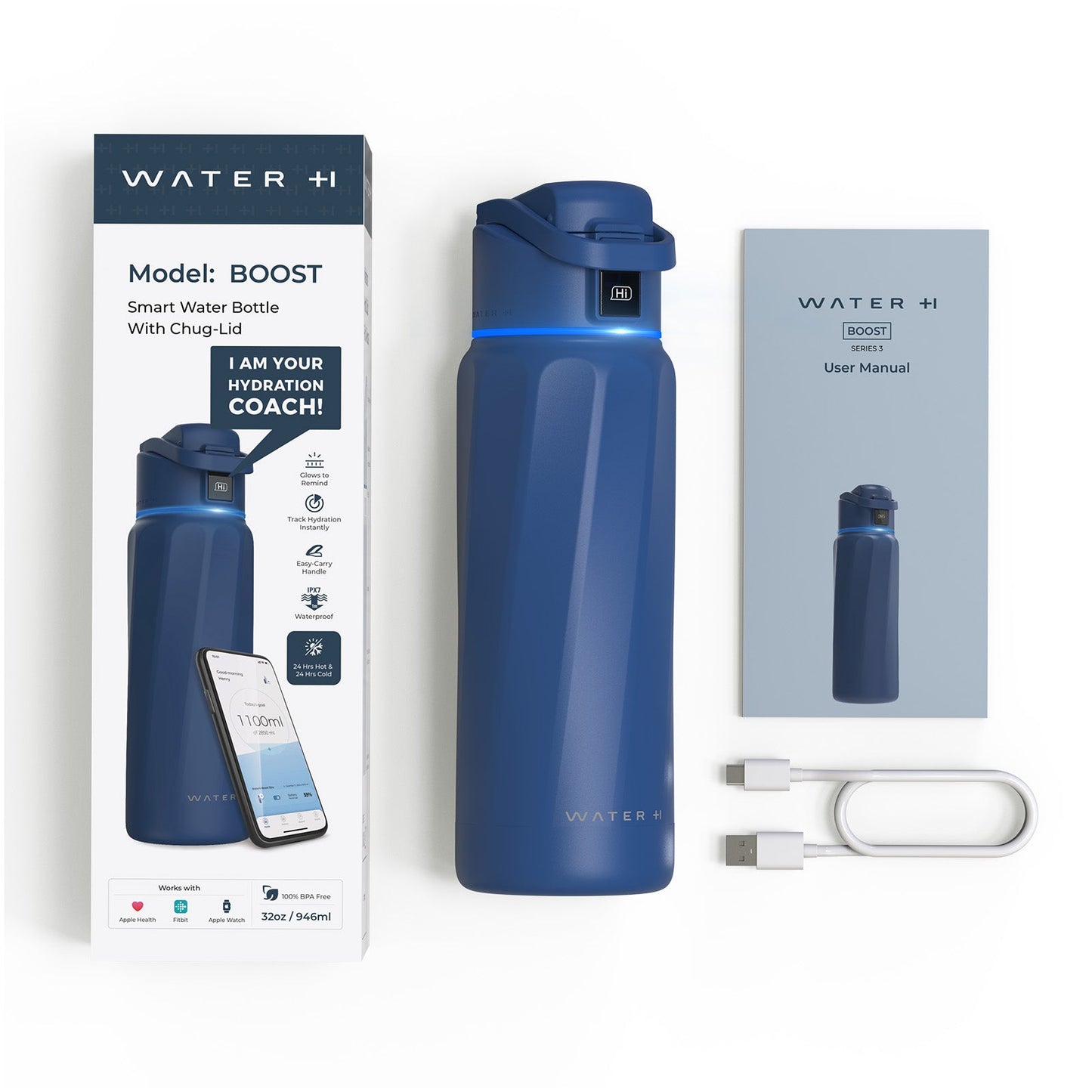 Boost Smart Tracking Water Bottle - 32 oz